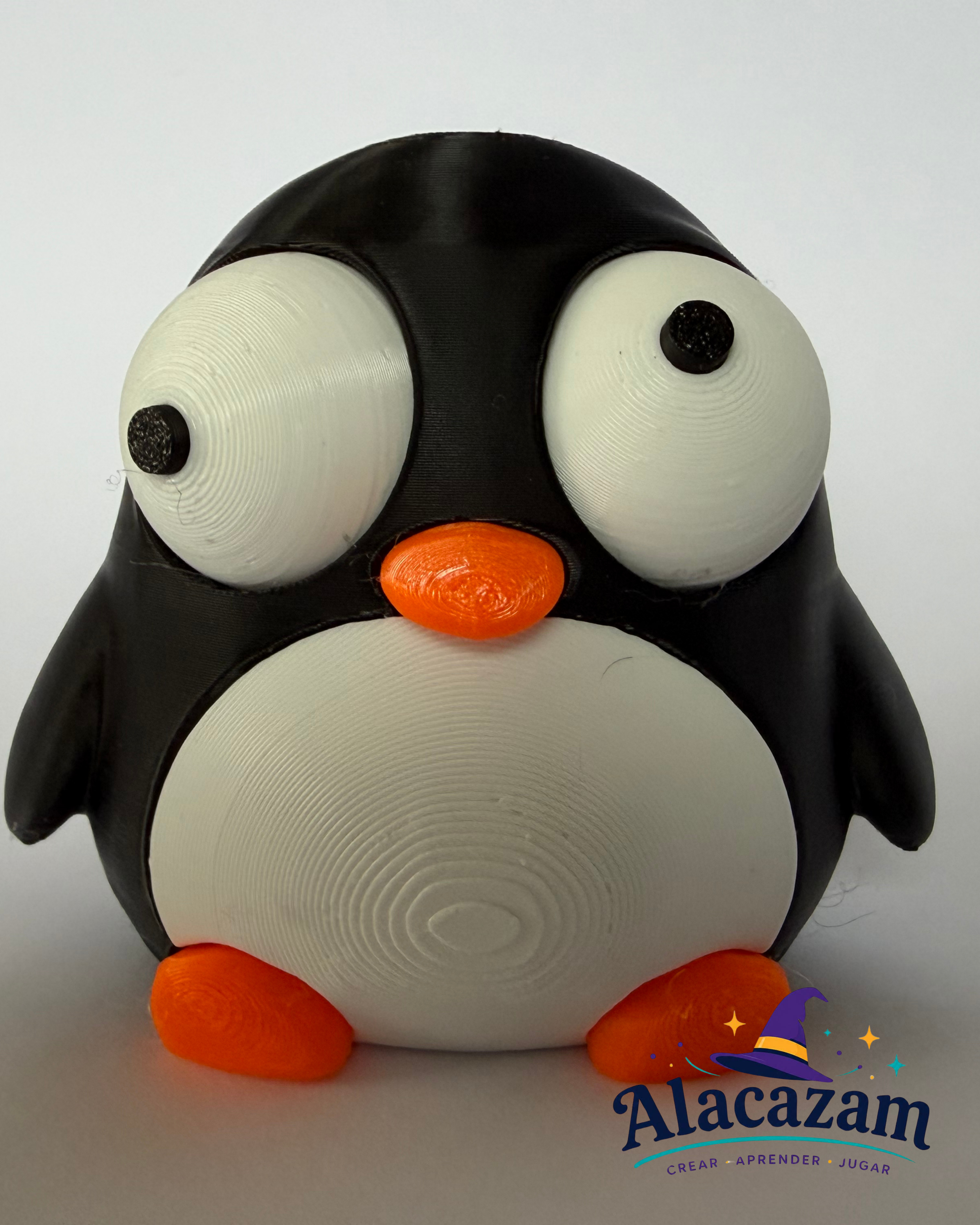 Pingüino 3D visto desde otro ángulo