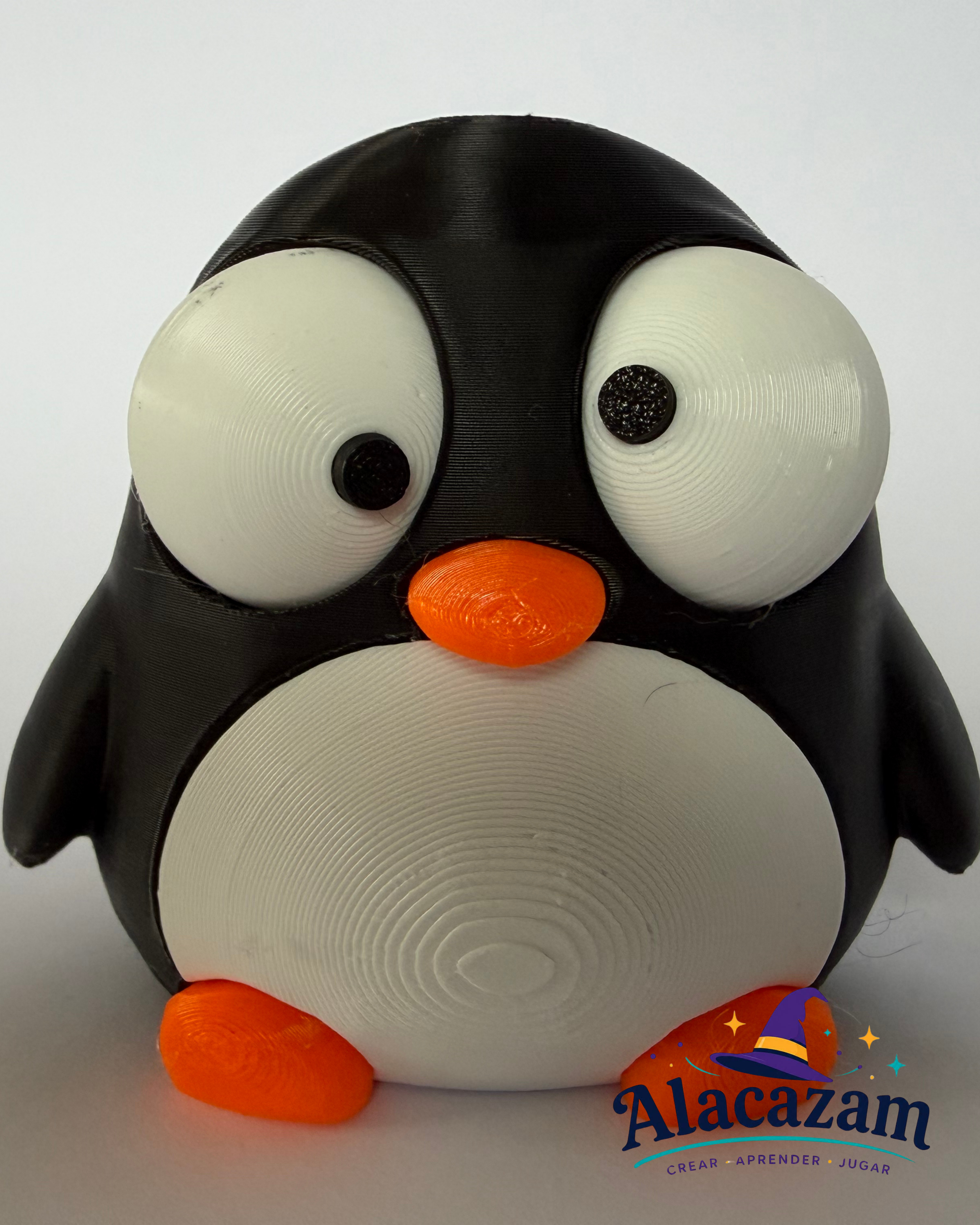 Detalle del Pingüino 3D