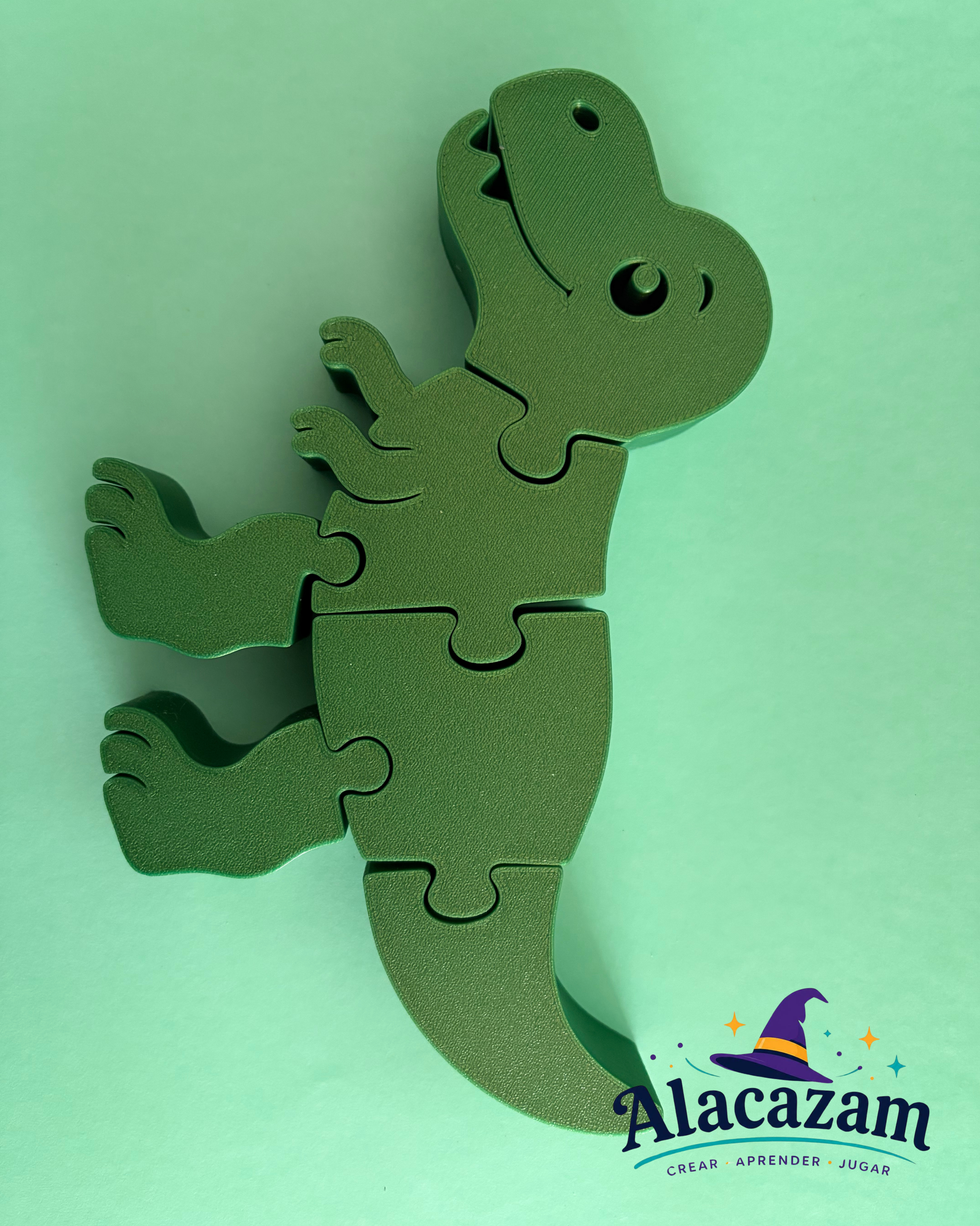 Puzzle dinosaurio de Alacazam